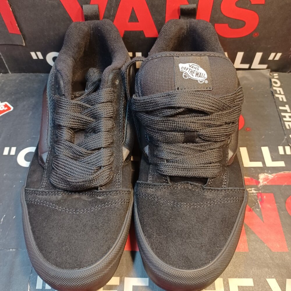 Vans Men's 8/Women's 9.5 Knu Skool Triple Black/Black VN0009QCBKA - Picture 7 of 12